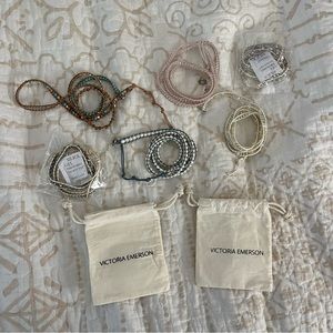 NWOT Bundle of 6 Victoria Emerson Stacked Bracelets